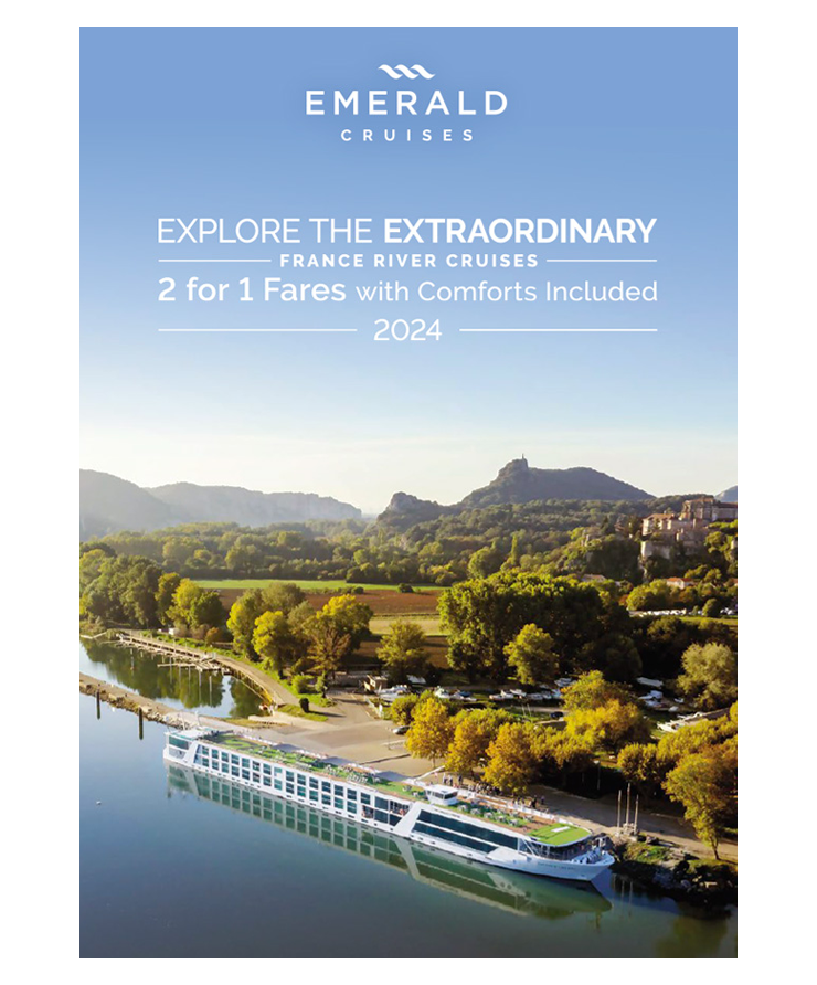 Request Cruise Brochures for 2023 & 2024 Emerald Cruises